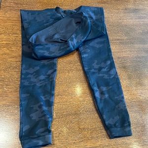 Spanx Look at me now black camo leggings